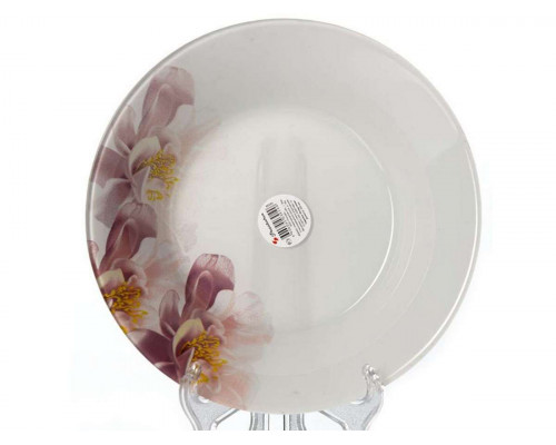 Тарелка PSB10335SLBD23 Pasabahce "Water Lily" d-22см стекло кругл.