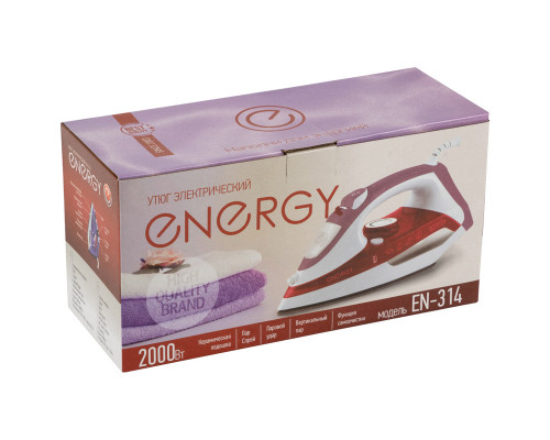 Утюг Energy EN-314 фиолетовый 2000 Вт