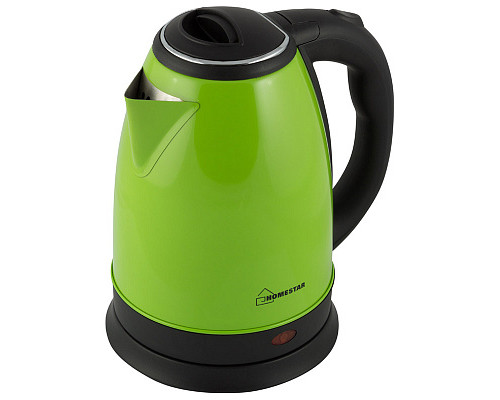 Чайник электрический Homestar HS-1010 003015 1,8л нерж. сталь 1500Вт зелёный