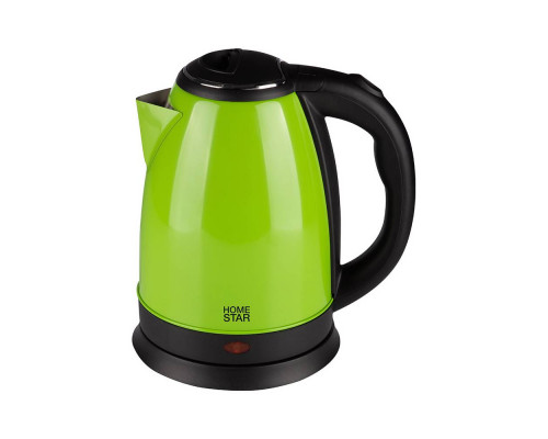 Чайник электрический Homestar HS-1010 003015 1,8л нерж. сталь 1500Вт зелёный