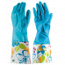 Перчатки Рыжий кот LG-Cu 092437 латекс M синий