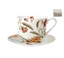 Чайная пара 2 пр. КОРАЛЛ "Butterfly Flora" B0628-A06952, 0,37 л, фарф.