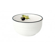 Салатник 5697-11. 5-J020 КОРАЛЛ "Kitchen basic" 400мл. d-11,5см 6шт/уп. фарфор кругл.