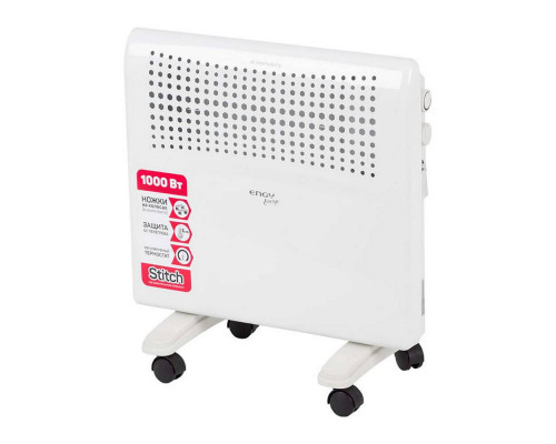 Конвектор электр. EN-1000E(004219) Engy 1000Вт 47х45х6см.