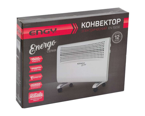 Конвектор электр. EN-1500E(004220) Engy 1500Вт 61х45х6см.