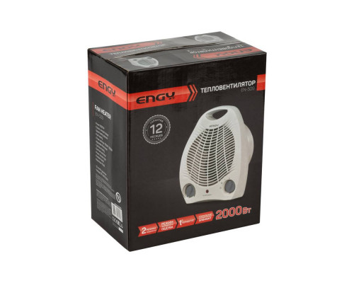 Тепловентилятор Engy Black EN-509 020300 2000Вт спираль пластик напол./настол. чёрный