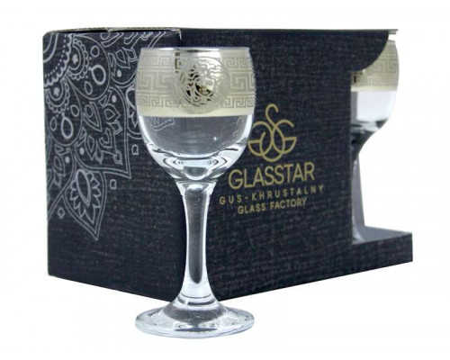Рюмки GN3_134_3 GLASSTAR "Версаль" 0,06л 6пр. стекло прозрачн.