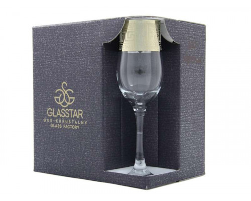 Бокалы для шампанского GN160 GLASSTAR Версаль 0,2л 6пр. стекло прозрачн.
