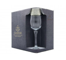 Бокалы для шампанского GN42_160_3 GLASSTAR Браслет 0,2л 6пр. стекло