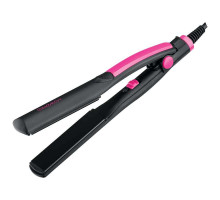 Выпрямитель для волос Energy EN-877 900254 30Вт 8х2,5см пластик алюм. чёрный/розовый