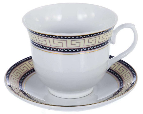 Чайный сервиз 113-19021 Guterwahl "Приор" с чайником 13пр. квадр. кор. керам.