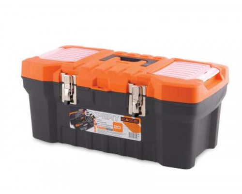 Ящик для инстр. 20" GR/ПЦ3731 Plastic Centre прямоугол. с крыш. пластик EXPERT