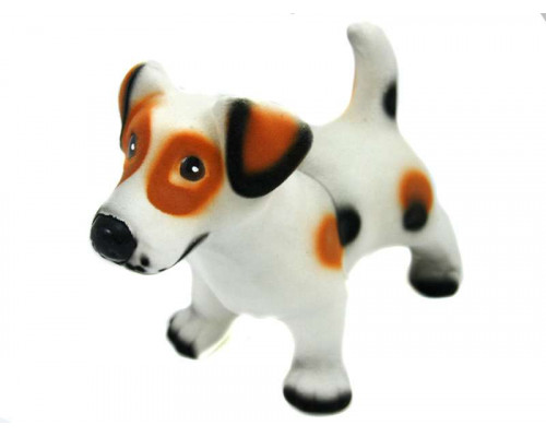 Копилка "Собака Джек рассел" 8365 Славянская керамика флок керам.