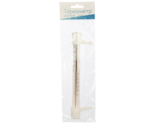Термометр оконный ТБ-202 100652 -50+50 пластик белый