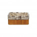 Корзина для белья BLB-09-1 (312136) Рыжий кот прямоугол. складн. 38х28х16см. бамбук