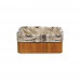 Корзина для белья BLB-09-2 (312137) Рыжий кот прямоугол. складн. 32х23х14см. бамбук