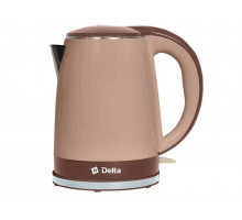 Чайник электрический Delta DL-1370 бежевый пластик диск 1,8 л 2200 Вт