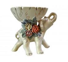 Конфетница 9379 Славянская керамика "Слон классический" цветная лепка