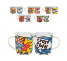 Кружка L0490079 "Супер семья", 0,38 л, керам.