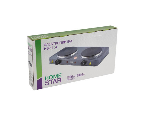 Электроплитка HOMESTAR HS-1104, чугун