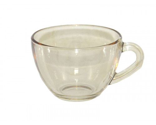 Чашки чайные набор C-1416/S Гусь-Хрустальный "Янтарь" 6пр. стекло