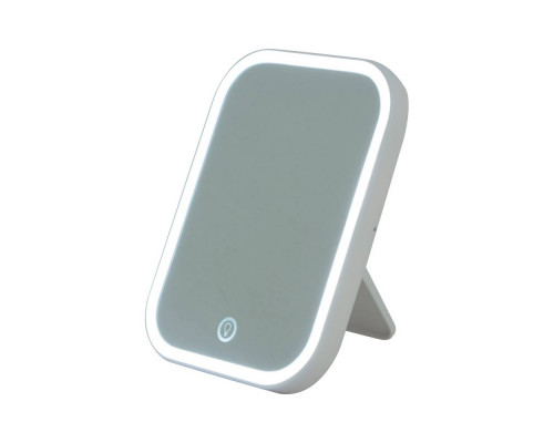 Зеркало косметич. EN-703(159942) Energy LED-подсветка 14х19см. пластик