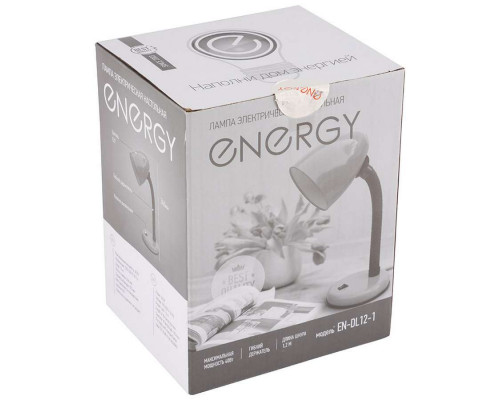 Светильник настольный Energy EN-DL12-1(366012) 40Вт пластик син.