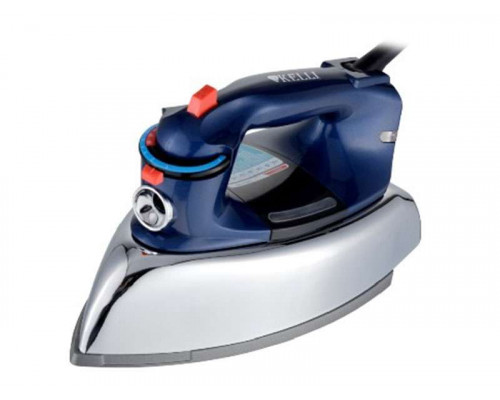 Утюг Kelli KL-1641C синий 1600 Вт тефлон.покр. пар самоочистка