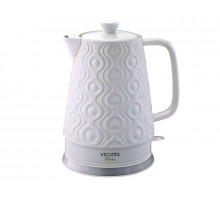 Чайник электрический Viconte VC-3290 белый керам. диск 1,8 л 2200 Вт