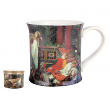 Кружка КОРАЛЛ 992014 "Спящая царевна", 0,27 л, керам., бел.