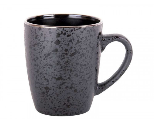Кружка 19S509MUG КОРАЛЛ "Elite black" 0,35л керам. черн.