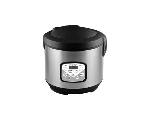 Мультиварка ENERGY EN-257 004906 5л 900Вт упр. электр. 10 програм. нерж сталь чёрный/серый