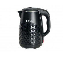 Чайник электрический Delta DL-1103 черный пластик диск 2,5 л 2000 Вт
