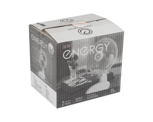 Вентилятор настольный EN-0603(000663) Energy 15Вт 6" 2скор.