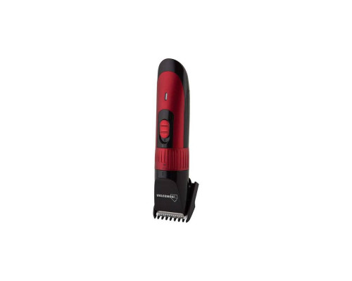 Машинка для стрижки волос Homestar HS-9008 005836 1 насад. аккумулятор пластик/нерж сталь красный