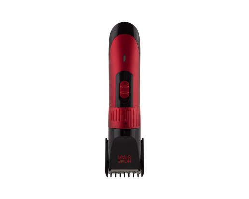 Машинка для стрижки волос Homestar HS-9008 005836 1 насад. аккумулятор пластик/нерж сталь красный