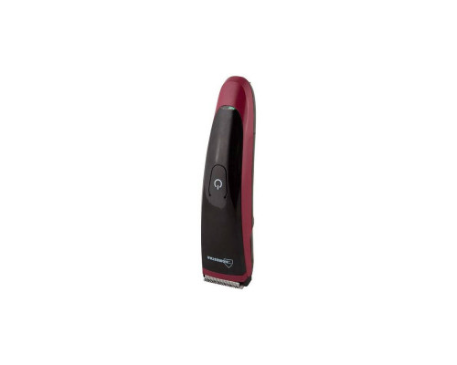 Машинка для стрижки волос Homestar HS-9010 005835 1 насад. аккумулятор пластик/нерж сталь красный/чё