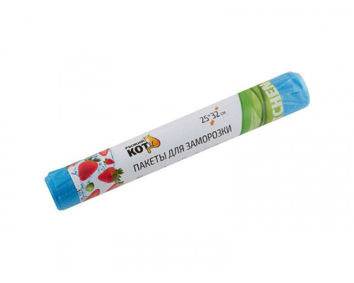 Пакеты для заморозки Рыжий кот 310983 3л 25x32см 30шт полиэтилен