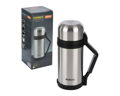 Термос шир. горл. SF-1200A (073003) Mallony 1,2л нерж. ст.