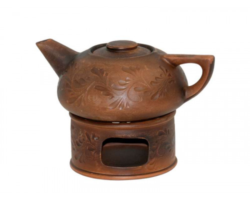Заварочный чайник + камин 7763 Славянская керамика (декор) керам.
