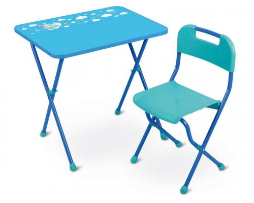 Стол+стул детский складн. КА2 Ника 81х15х61см. пластик "Алина 2"