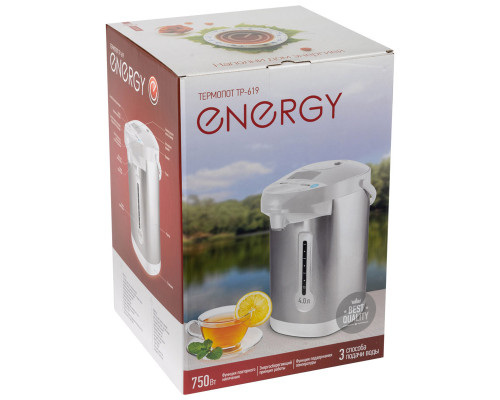 Термопот Energy TP-619(280307) 4л 750Вт пластик