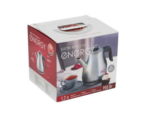 Чайник электрический Energy E-217 007169 1,2л металл 950Вт глянец