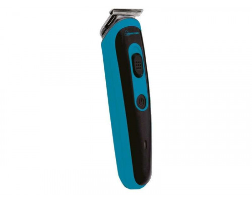Машинка для стрижки волос Homestar HS-9011 005843 4 насад. аккумулятор пластик/нерж сталь чёрный/гол