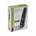 Машинка для стрижки волос Homestar HS-9011 005843 4 насад. аккумулятор пластик/нерж сталь чёрный/гол
