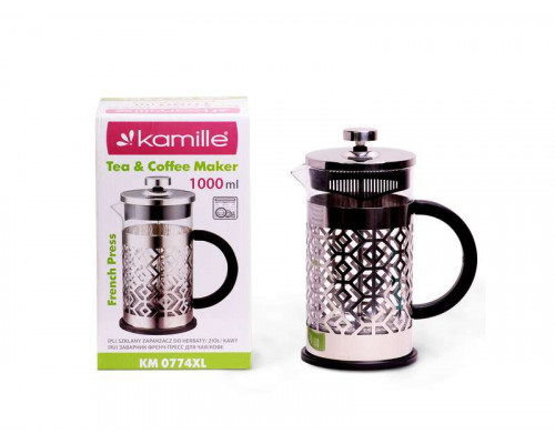 Френч-пресс KM-0774XL Kamille стекло 1л