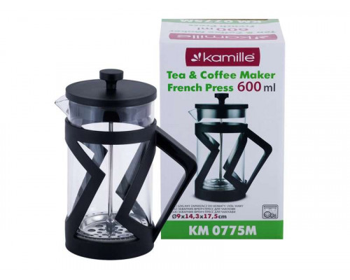 Френч-пресс KM-0775M Kamille стекло 0,6л