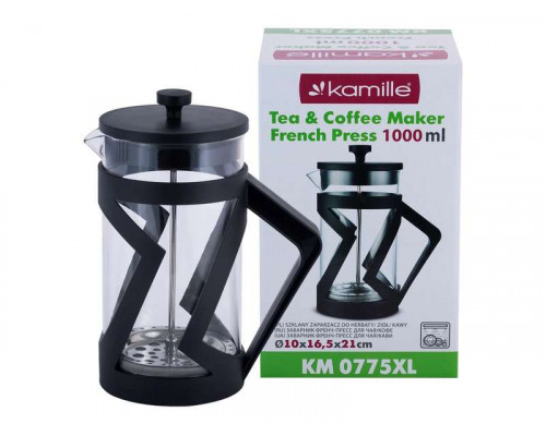 Френч-пресс KM-0775XL Kamille стекло 1л