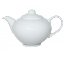 Заварочный чайник 065132(p. 1) Дулевский фарфор керам. 0,8л бел. "Удачный"