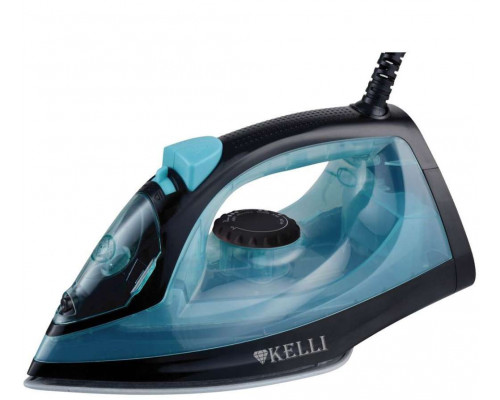 Утюг Kelli KL-1642 голубой 2300 Вт керам.покр. пар самоочистка